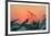 Sunset Gull and Fronds-Robert Goldwitz-Framed Photographic Print