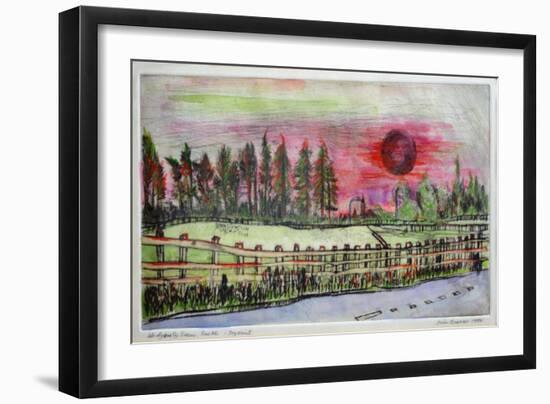 Sunset, Hedgerley Green-Brenda Brin Booker-Framed Giclee Print