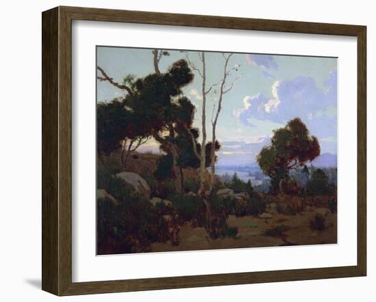 Sunset Hope Ranch-Elmer Wachtel-Framed Art Print