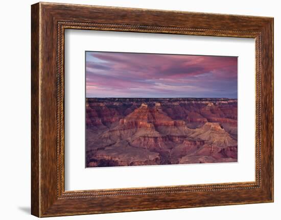 Sunset, Hopi Point, South Rim, Grand Canyon NP, Arizona, USA-Michel Hersen-Framed Photographic Print