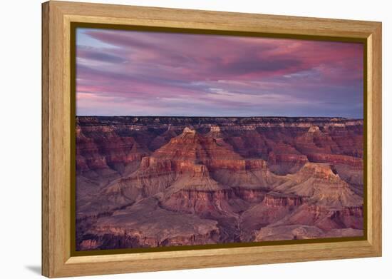 Sunset, Hopi Point, South Rim, Grand Canyon NP, Arizona, USA-Michel Hersen-Framed Premier Image Canvas