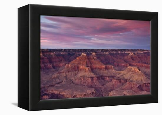 Sunset, Hopi Point, South Rim, Grand Canyon NP, Arizona, USA-Michel Hersen-Framed Premier Image Canvas
