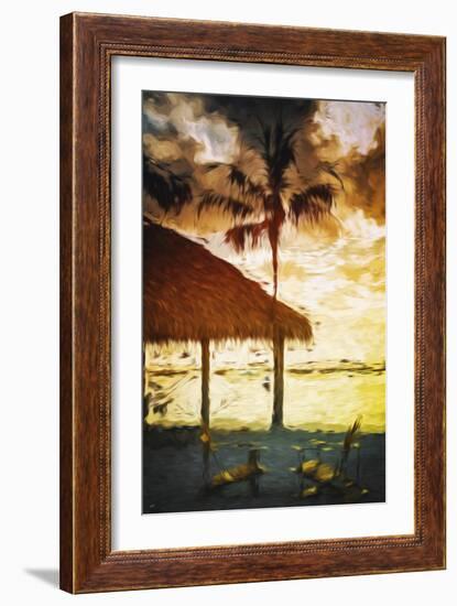 Sunset Hot Sun - In the Style of Oil Painting-Philippe Hugonnard-Framed Giclee Print