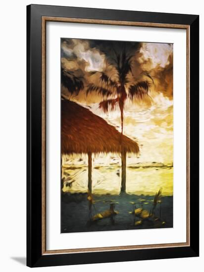 Sunset Hot Sun - In the Style of Oil Painting-Philippe Hugonnard-Framed Giclee Print