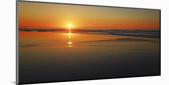 Sunset impression, Taranaki, New Zealand-Frank Krahmer-Mounted Giclee Print