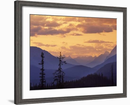 Sunset in Banff National Park, Alberta, Canada-Janis Miglavs-Framed Photographic Print