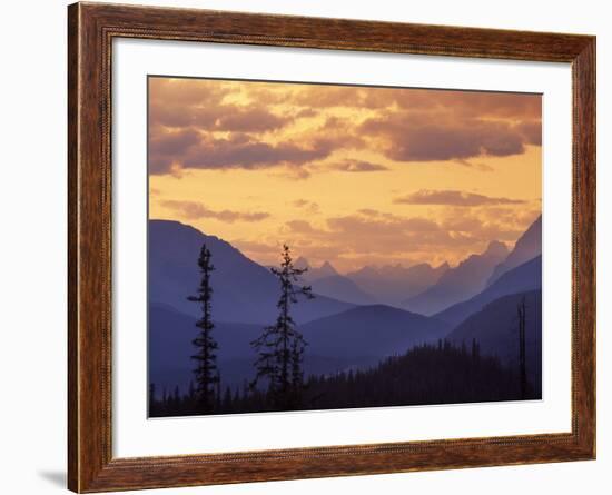 Sunset in Banff National Park, Alberta, Canada-Janis Miglavs-Framed Photographic Print