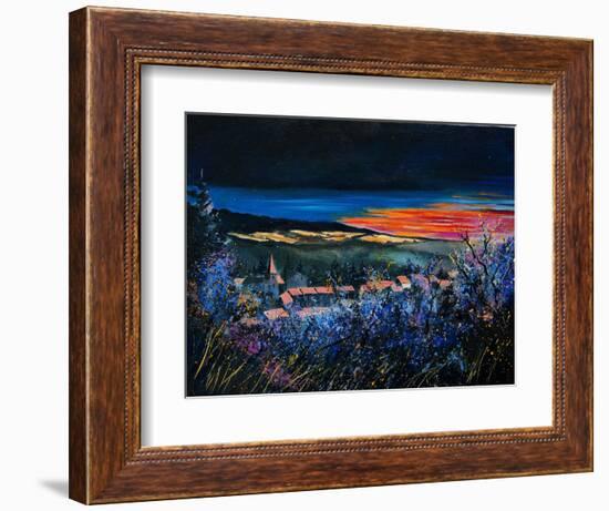 sunset in belgium-Pol Ledent-Framed Art Print