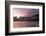 Sunset in Copacabana Beach-dabldy-Framed Photographic Print