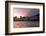 Sunset in Copacabana Beach-dabldy-Framed Photographic Print