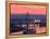Sunset in Dresden-null-Framed Premier Image Canvas