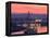 Sunset in Dresden-null-Framed Premier Image Canvas