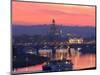 Sunset in Dresden-null-Mounted Photographic Print