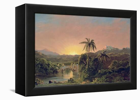 Sunset in Equador-Frederic Edwin Church-Framed Premier Image Canvas