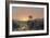 Sunset in Equador-Frederic Edwin Church-Framed Giclee Print