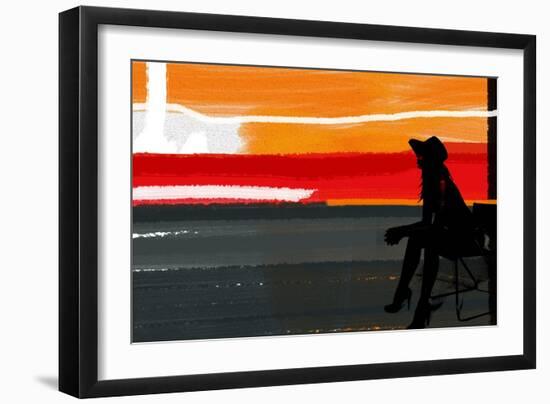 Sunset in Hamptons-NaxArt-Framed Art Print