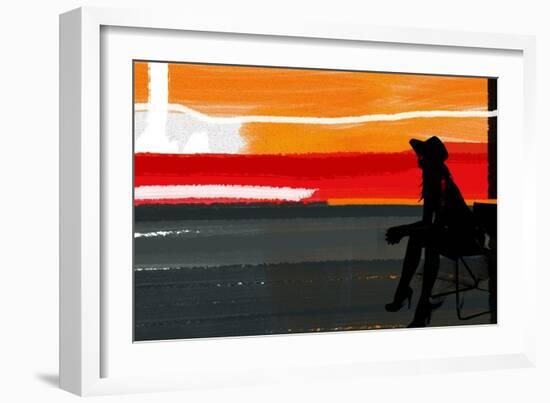 Sunset in Hamptons-NaxArt-Framed Art Print