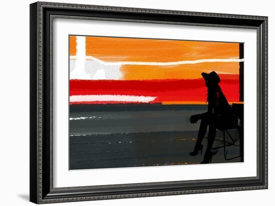 Sunset in Hamptons-NaxArt-Framed Art Print