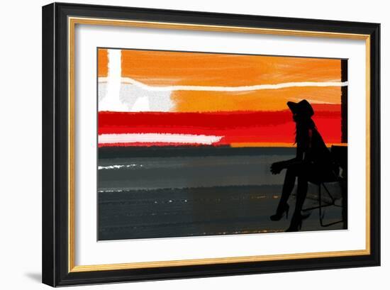 Sunset in Hamptons-NaxArt-Framed Art Print