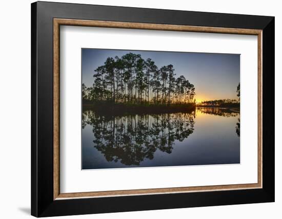 Sunset in Long Pine Area of Everglades NP-Terry Eggers-Framed Photographic Print