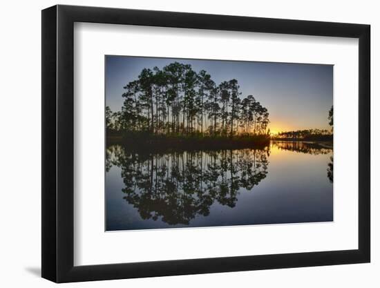 Sunset in Long Pine Area of Everglades NP-Terry Eggers-Framed Photographic Print