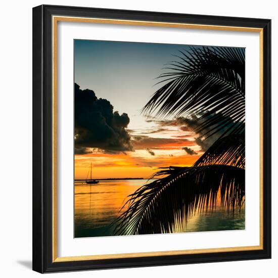 Sunset in Paradise - Florida-Philippe Hugonnard-Framed Photographic Print