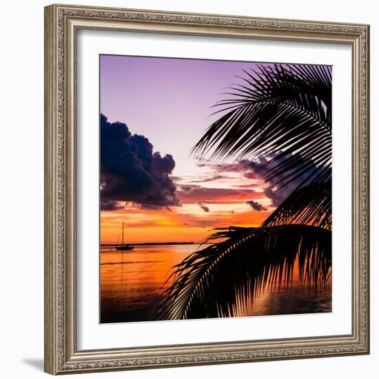 Sunset in Paradise - Florida-Philippe Hugonnard-Framed Photographic Print