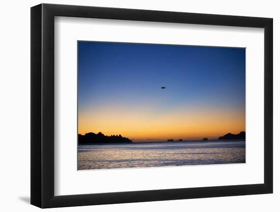 Sunset in Puerto Esondido, Sea of Cortes, Baja California Sur, Mexico (photo)-null-Framed Photographic Print