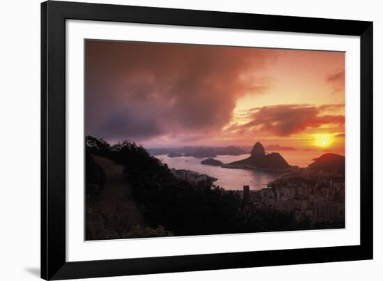 Sunset In Rio-Bent Rej-Framed Giclee Print