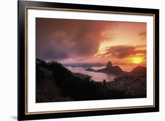 Sunset In Rio-Bent Rej-Framed Giclee Print