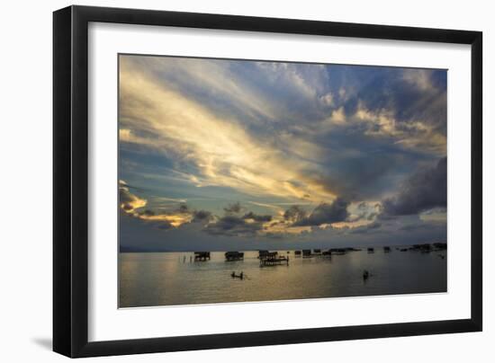 Sunset in Sabah, Malaysia1-Art Wolfe-Framed Photographic Print
