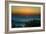 Sunset in Santorini Greece-null-Framed Photo