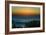 Sunset in Santorini Greece-null-Framed Photo