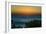 Sunset in Santorini Greece-null-Framed Photo