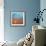 Sunset In Sea-Vertyr-Framed Premium Giclee Print displayed on a wall