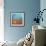 Sunset In Sea-Vertyr-Framed Art Print displayed on a wall