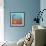 Sunset In Sea-Vertyr-Framed Art Print displayed on a wall