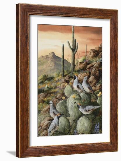 Sunset in Sonora-Trevor V. Swanson-Framed Giclee Print