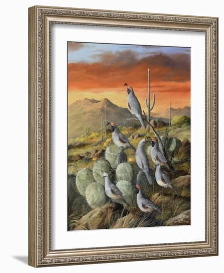 Sunset in Spring 3-Trevor V. Swanson-Framed Giclee Print