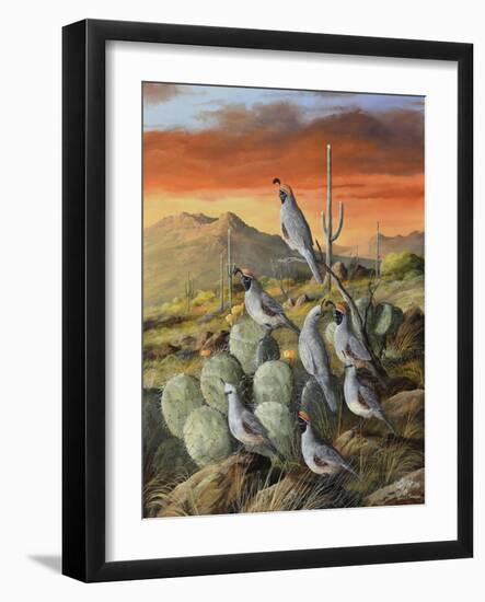 Sunset in Spring 3-Trevor V. Swanson-Framed Giclee Print