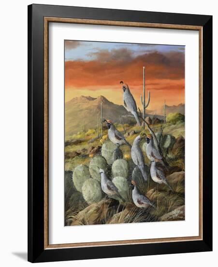 Sunset in Spring 3-Trevor V. Swanson-Framed Giclee Print