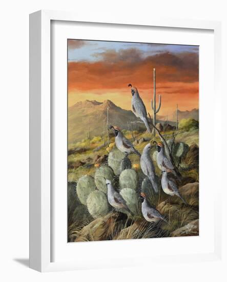 Sunset in Spring 3-Trevor V. Swanson-Framed Giclee Print