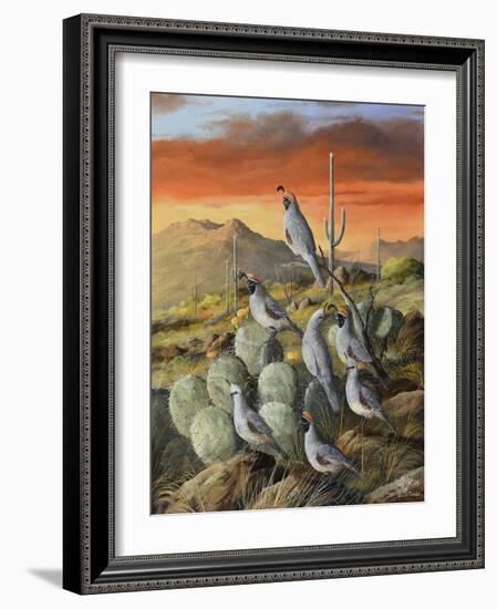 Sunset in Spring 3-Trevor V. Swanson-Framed Giclee Print