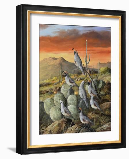 Sunset in Spring 3-Trevor V. Swanson-Framed Giclee Print