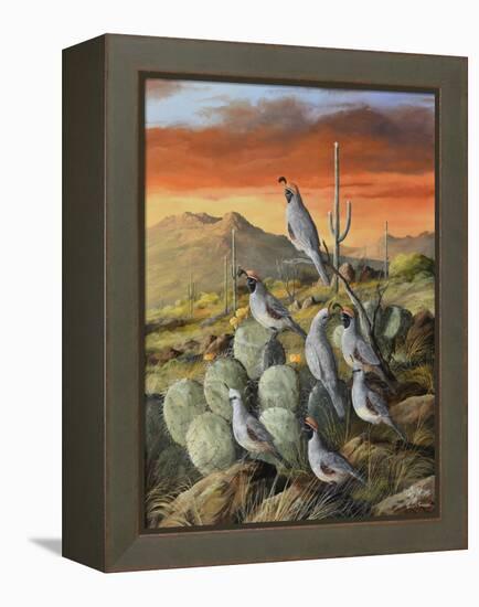 Sunset in Spring 3-Trevor V. Swanson-Framed Premier Image Canvas