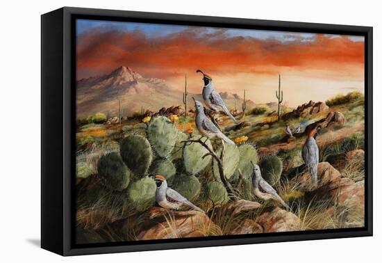 Sunset in Spring-Trevor V. Swanson-Framed Premier Image Canvas