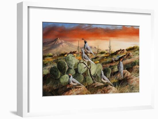 Sunset in Spring-Trevor V. Swanson-Framed Giclee Print
