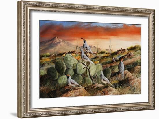 Sunset in Spring-Trevor V. Swanson-Framed Giclee Print