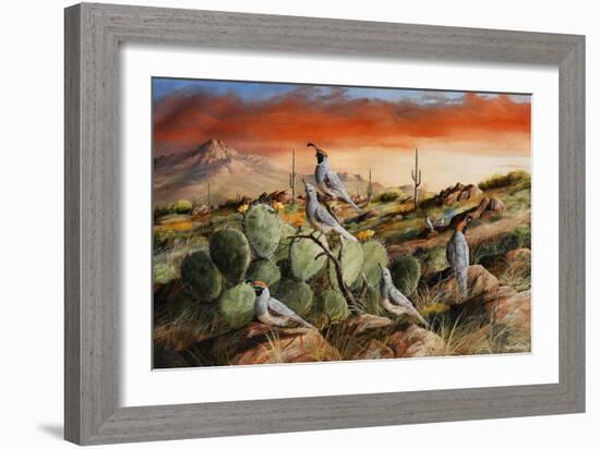 Sunset in Spring-Trevor V. Swanson-Framed Giclee Print