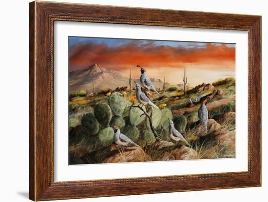 Sunset in Spring-Trevor V. Swanson-Framed Giclee Print